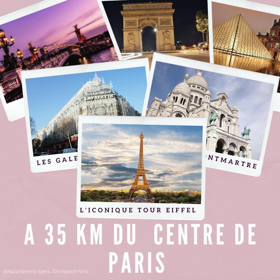 Appartement 7 Pers A Disneyland Paris Chessy  Buitenkant foto